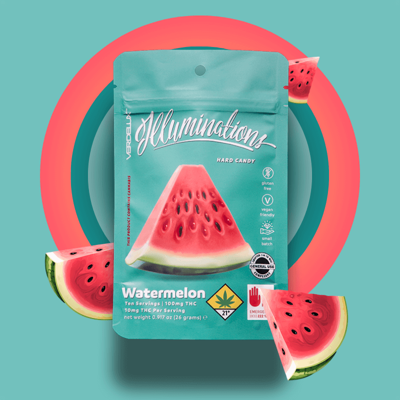 Illuminations Melon Hard Candy Edible